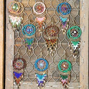 Large Dreamcatcher Earrings